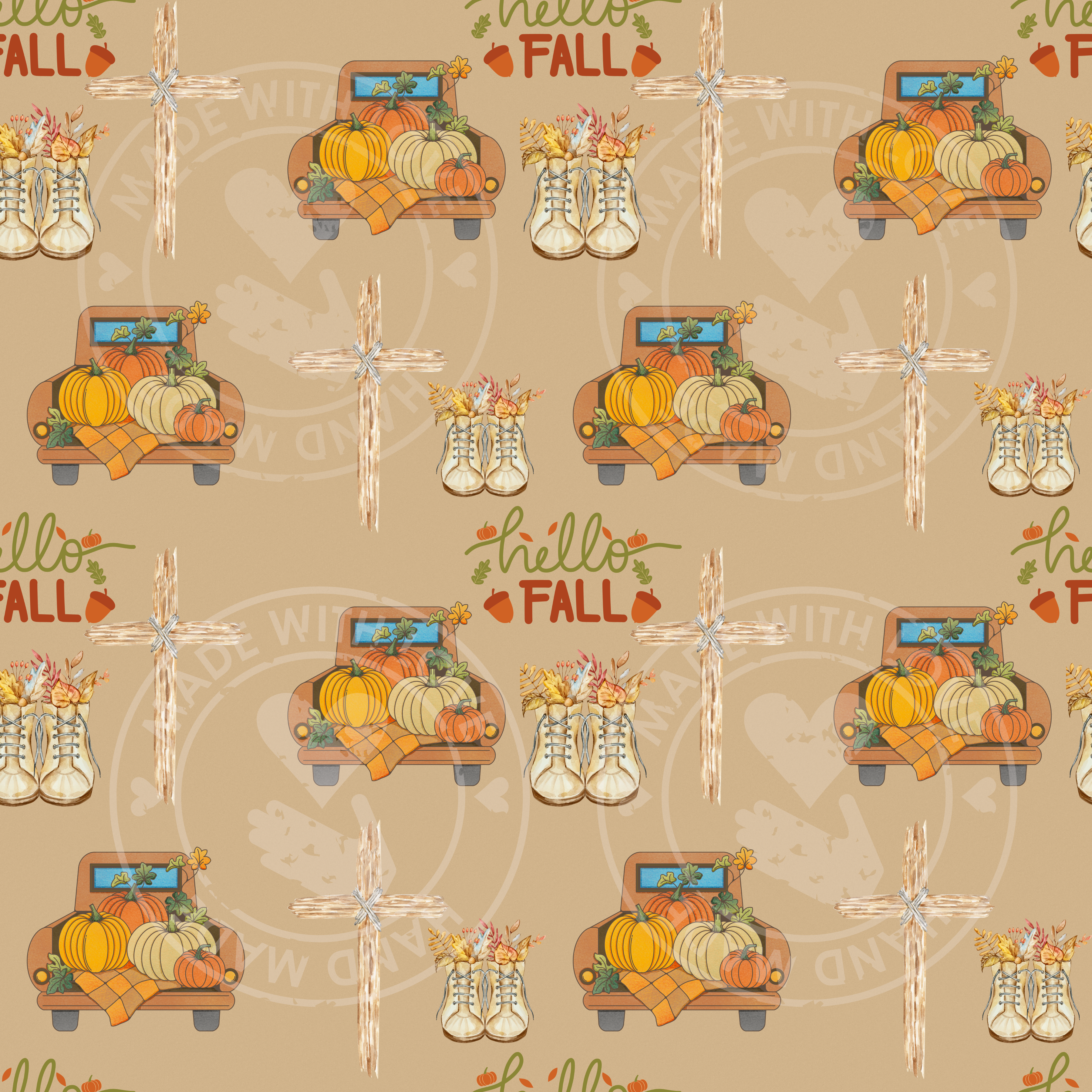 Jesus and fall seamless file
